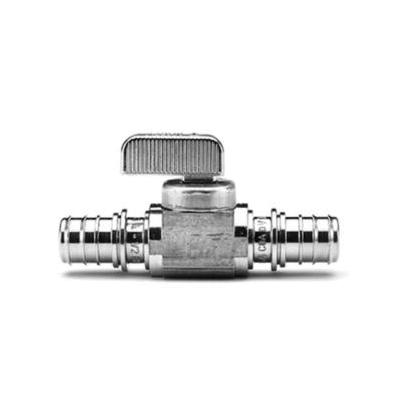Rehau® EVERLOC+™ 418435-001 1/2 inch Lead-Free Brass Straight Ball Valve