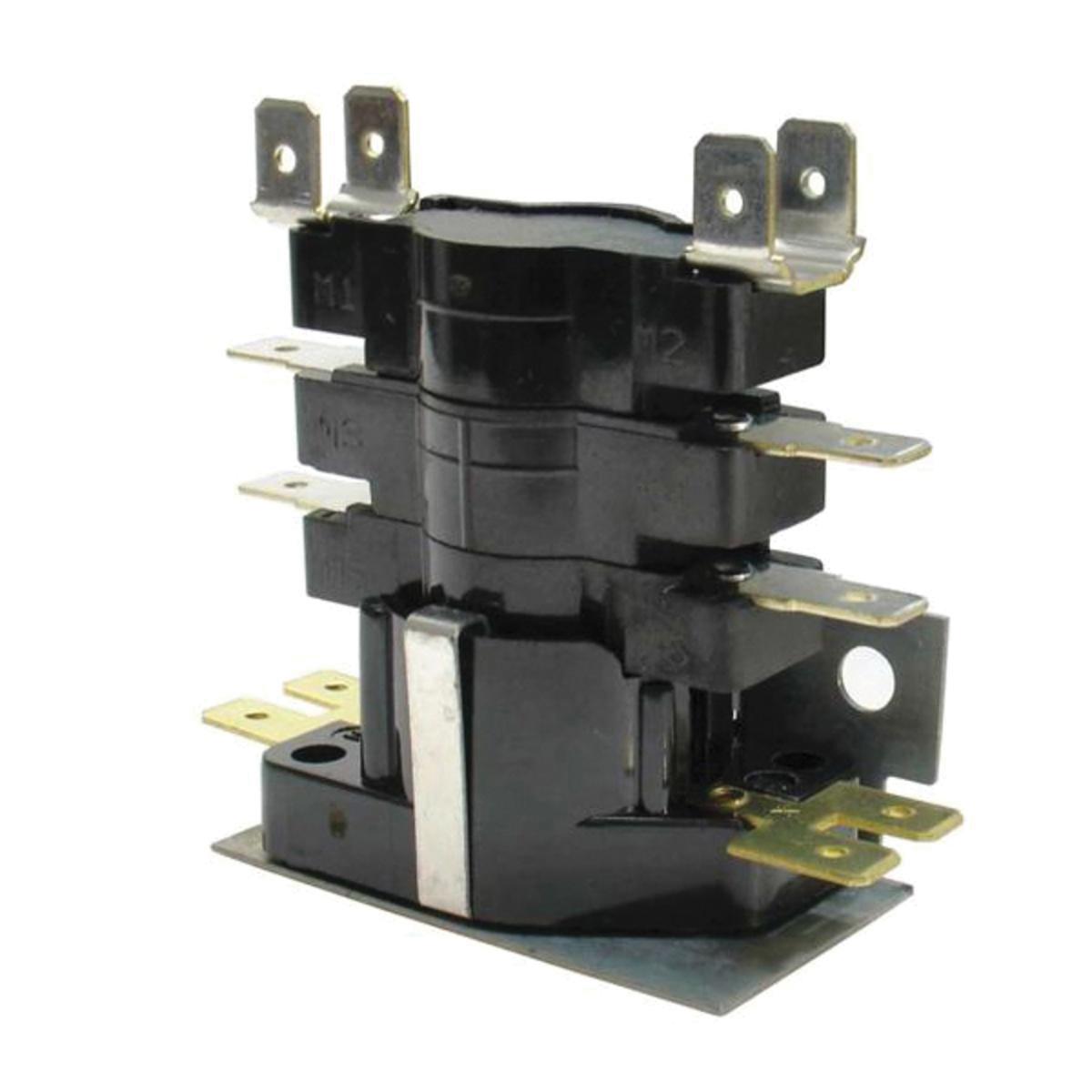 Rheem® 42-23116-07 3-Pole Sequencing Relay, 0.55 A, 1NO, TPST, For Use With: Model RBEH Air Handlers
