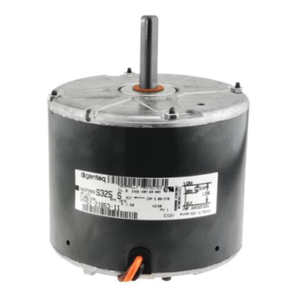 Protech 1 Speed 1-Phase Counterclockwise Condenser Motor, 1075 rpm, 1/3 HP, 460V