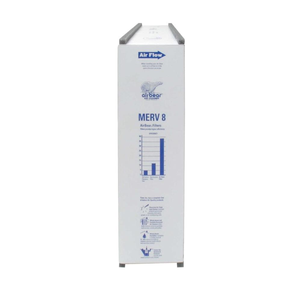 Trion Air Bear 8 Replacement Media Filters, 16 inch x 25 inch x 5 inch, 1400 cfm