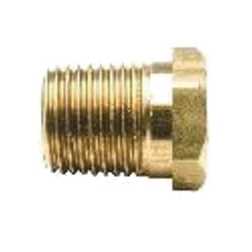 Protech&reg; 62-22175-45 Brass Gas Furnace Burner Orifice, 7/16 inch x 1/8-27 NPT, 45 inch Drill Size