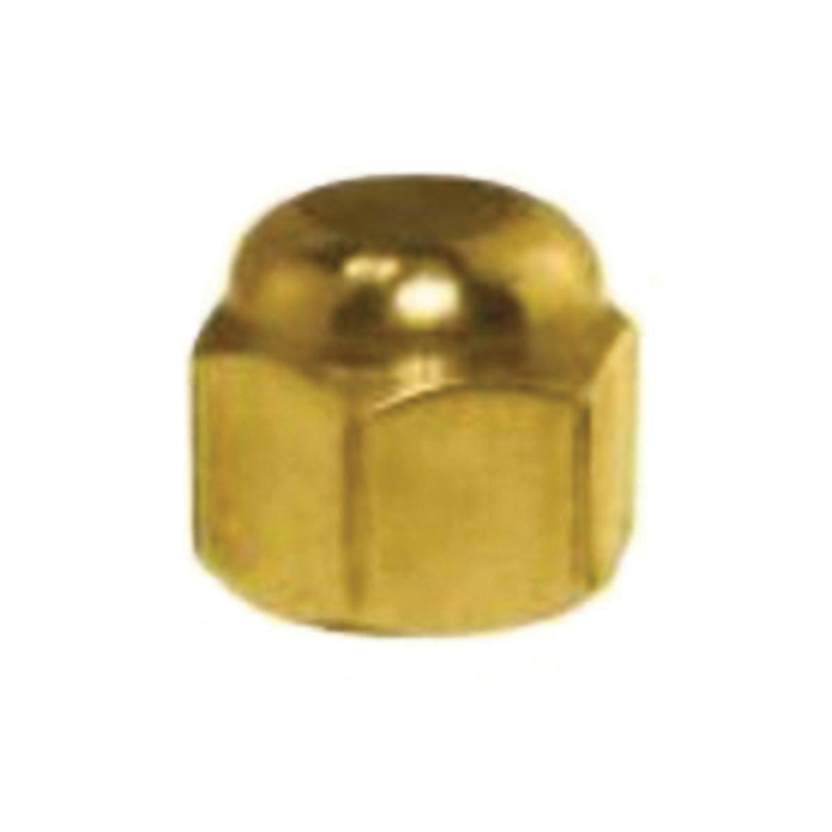 Rheem Brass Sealing Cap, 1/4 inch, Flare; 50/Pack