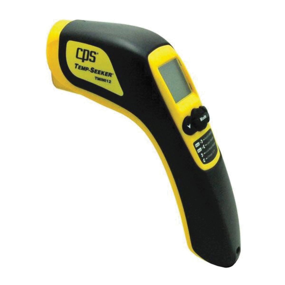 CPS Temp-Seeker&reg; 87-TMINI12 Digital Backlit LCD Display Non-Contact Infrared Thermometer with Case