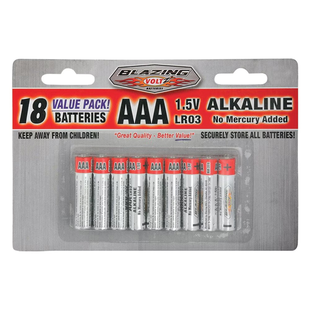Rheem® BV900244 Battery, Alkaline, AAA, 1.5 V Nominal