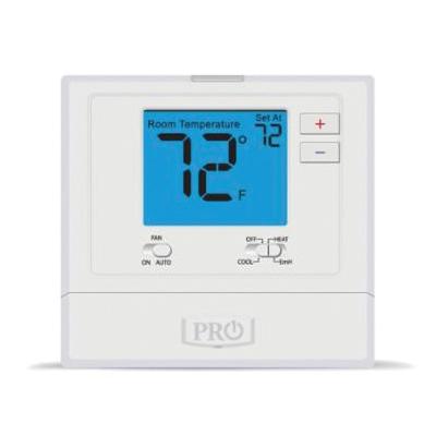 Rheem® PRO 1 T700 Series PD411063 Non-Programmable Thermostat, 18-30 V, 1 A Per Terminal, 1.5 A Ma, Alkaline Battery