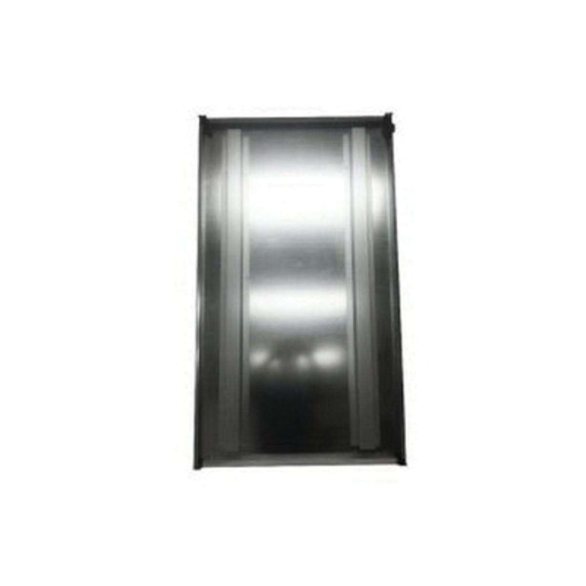 Rheem® Secondary Horizontal Steel Drain Pan With Rail, 48 inch x 28 inch, Galvanized
