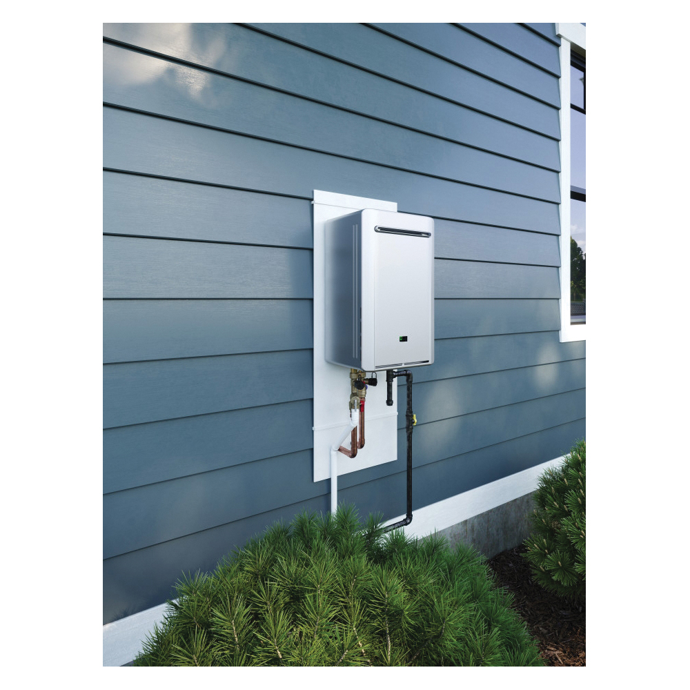 Rinnai® High Efficiency 9.8 GPM Outdoor Natural Gas Tankless Hater Heater, Non-Condensing, 199000 BTU