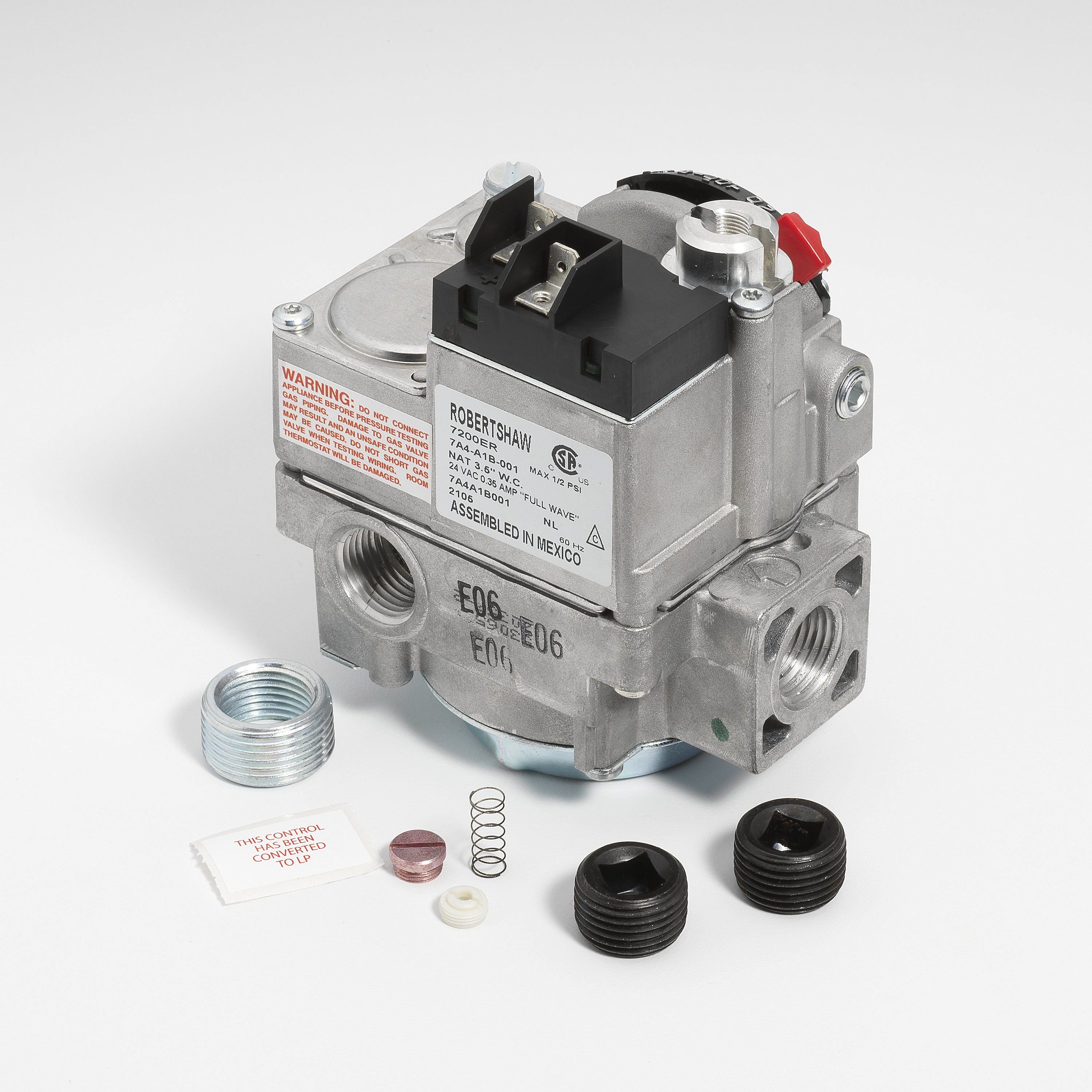 Robertshaw 720-402 Standing Pilot Ignition Natural/Liquid Propane Gas Valve, 24V, 1/2 inch