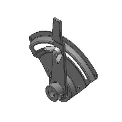 Ruskin® HQR050 Hand Quadrant, 1/2 in, Steel, Galvanized