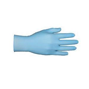 SAF-T-GLOVE JagShield® 9205XL Disposable Gloves, XL, 9 in L, Rolled Cuff, Nitrile Glove, Blue Glove