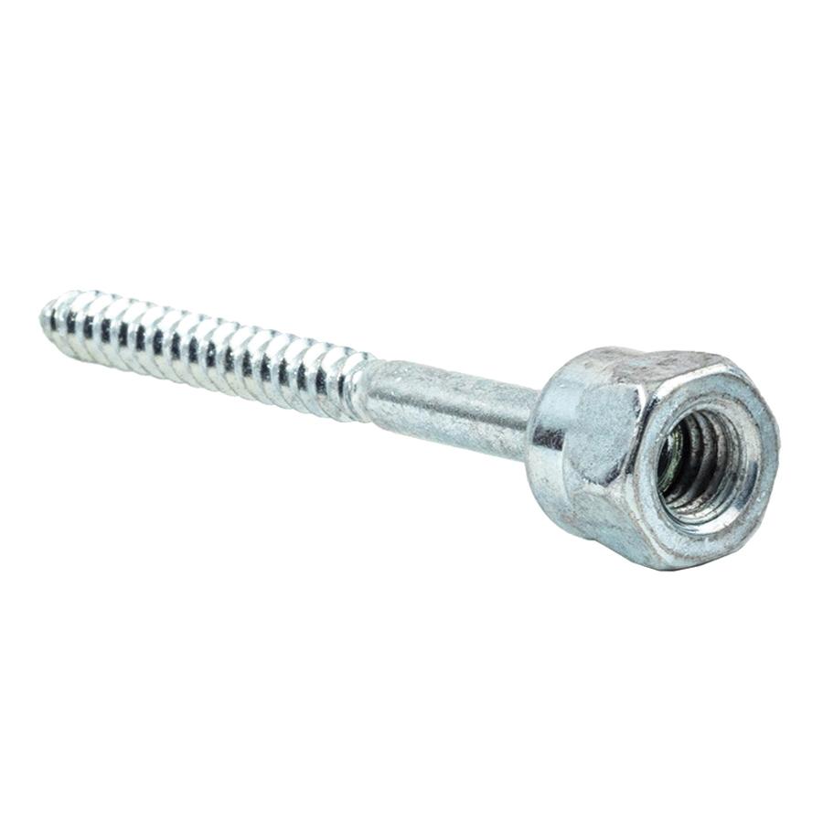 SAMMYS® 8010957 Vertical-Mount Threaded Rod Wood Anchor, Imperial, 1/4 in Dia, 3 in L, Steel, Electro-Zinc