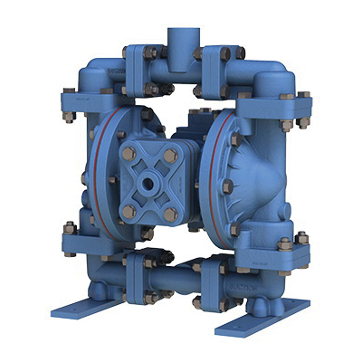 SANDPIPER® S05 S05B2P1TPNI000 Air Operated Double Diaphragm Pump, 1/2 in Nominal, NPT Connection, 14 gpm