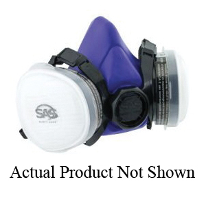 SAS Safety Corp® Bandit® 8661-93 Disposable Dual Cartridge Respirator, Large Mask, Filter Class: N95, TPR Mask