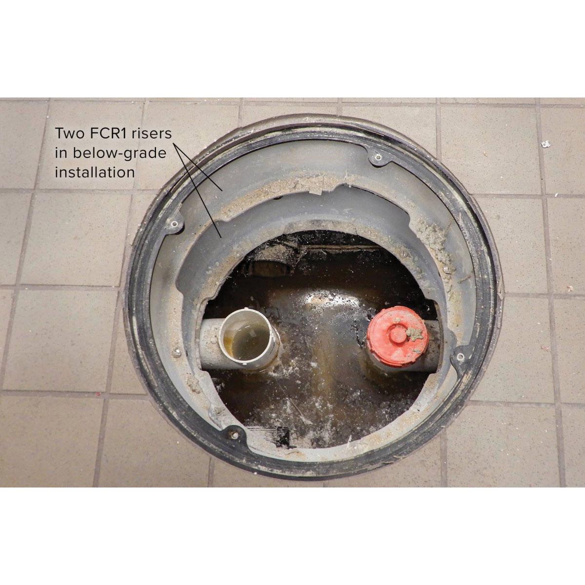 SCHIER FCR1 Field Cut Riser for Buried Indoor Models with 21 inch Covers