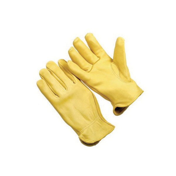 SEATTLE GLOVE 5464LH-L Gloves, L, 23.5 cm L, Keystone Thumb, Open Cuff, Deerskin Leather Glove, Gold Glove