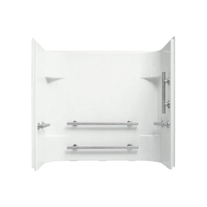 STERLING® Accord® 71144123-0 Wall Set With Grab Bar, 60 in OAL, 30 in OAW