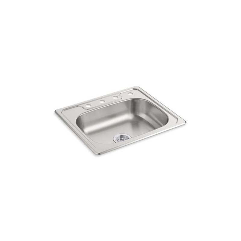 STERLING® Middleton® 14631-4-NA Kitchen Sink, Rectangular, 4 -Hole, Stainless Steel, Luster, Domestic thumbnail 2