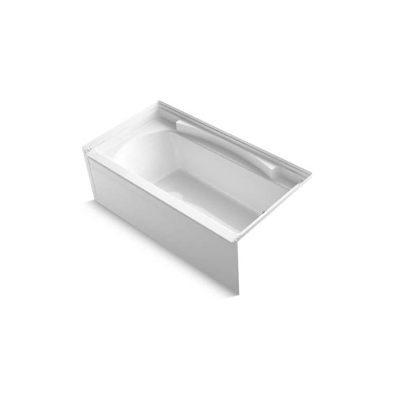 Sterling Plumbing Accord 60 x 32 Vikrell Bath with Seat, Right Drain, White thumbnail 2