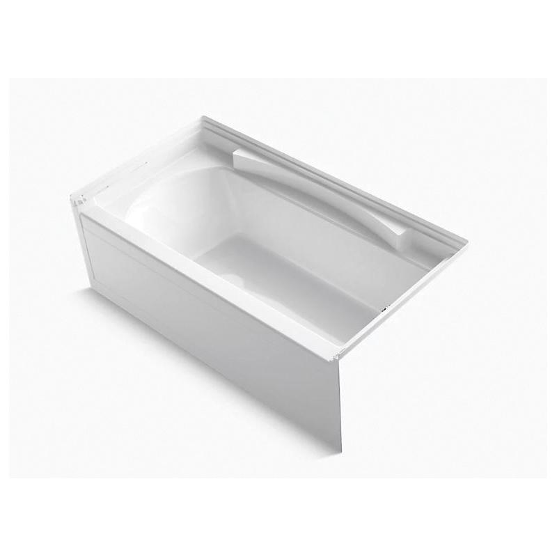 STERLING® Accord® 71151120-0 Bathtub, 60 in L, 32 in W, Right Drain Location, White thumbnail 2