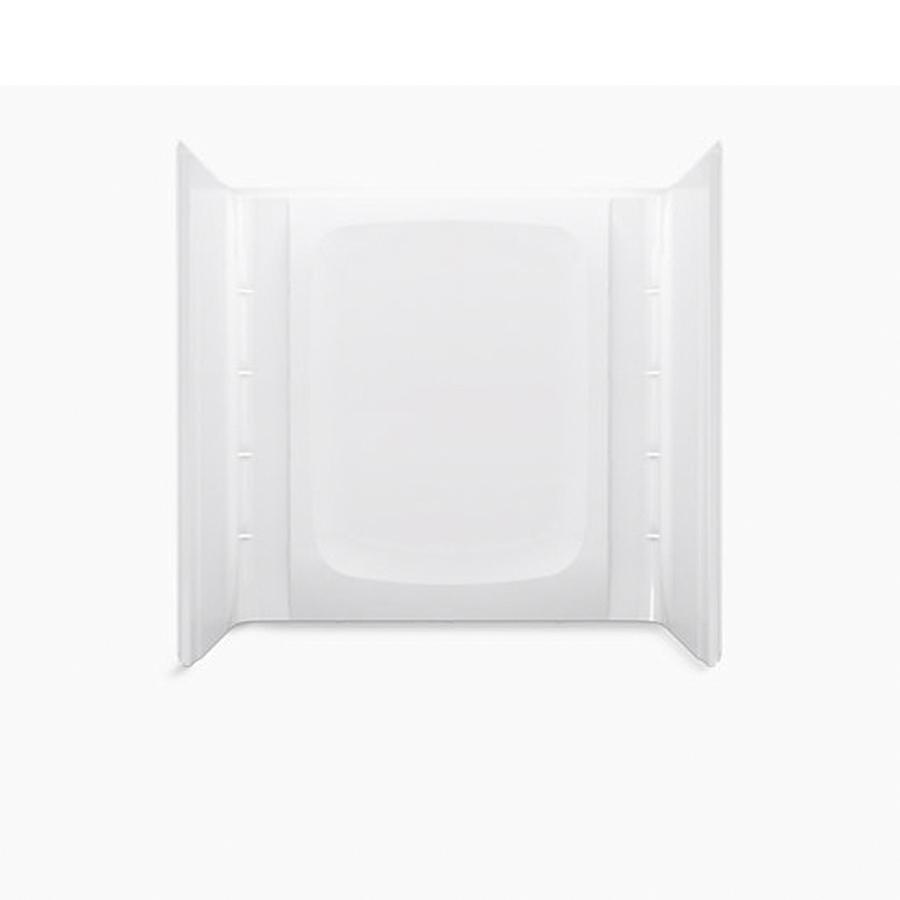 Sterling Plumbing Store+™ ST71424100WH 60 inch L 33-1/4 inch W 58-1/2 inch H Solid Vikrell® Alcove Bath/Shower Wall Set, High Gloss White thumbnail 2