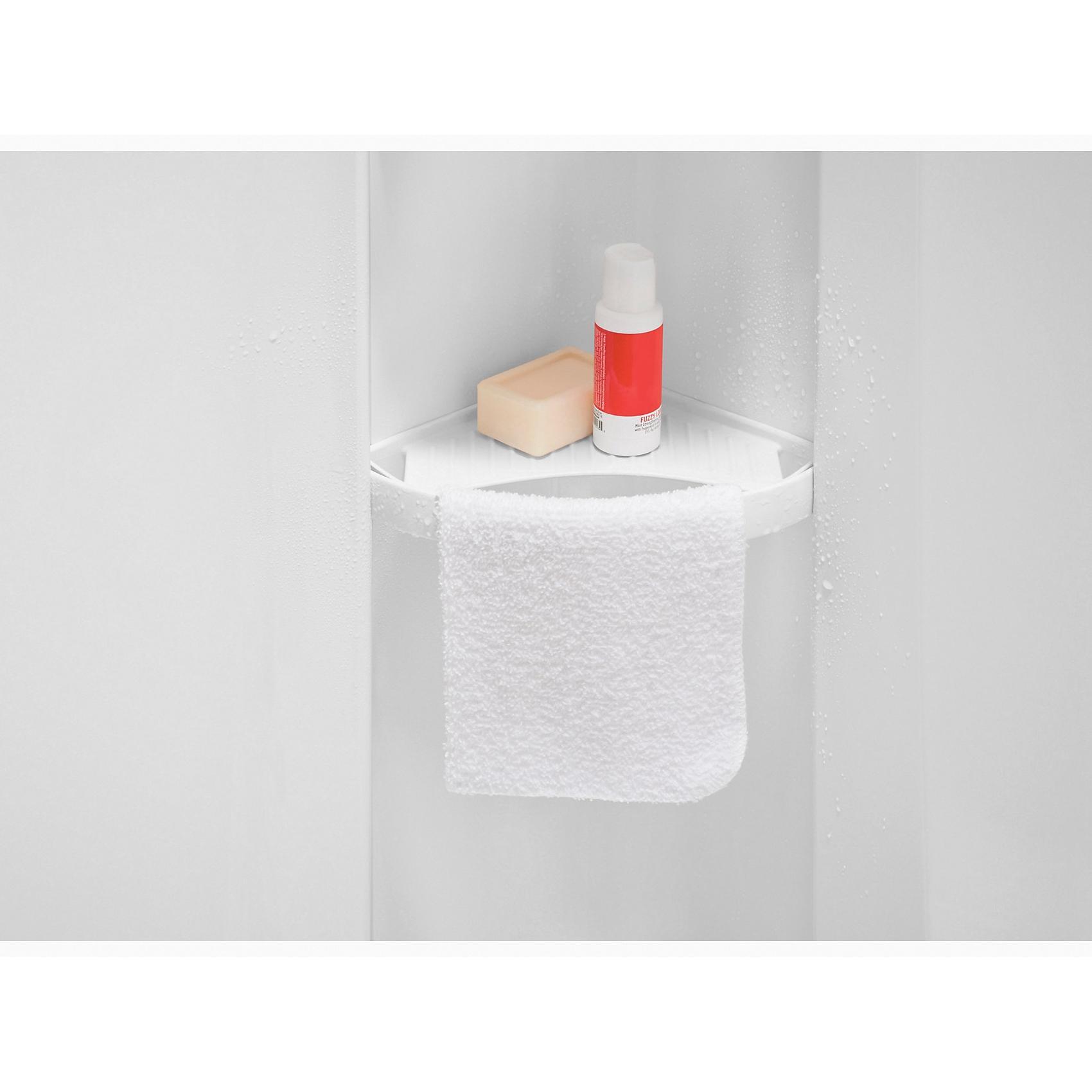 STERLING® STORE+® 72302100-0 Shower Back Wall, 36 in OAL, 32-3/4 in OAW, 72-1/2 in OAH, Vikrell®, White
