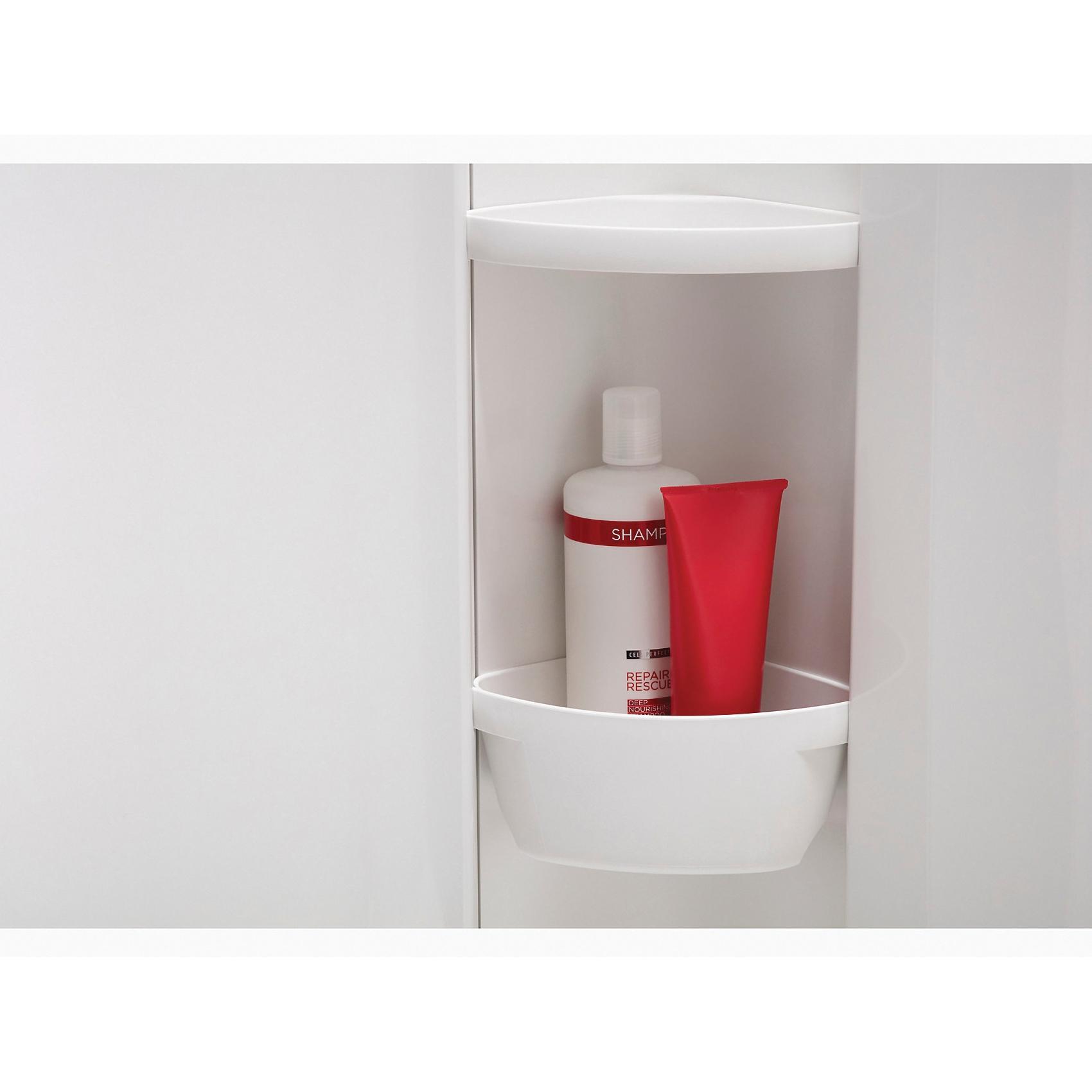STERLING® STORE+® 72302100-0 Shower Back Wall, 36 in OAL, 32-3/4 in OAW, 72-1/2 in OAH, Vikrell®, White thumbnail 2