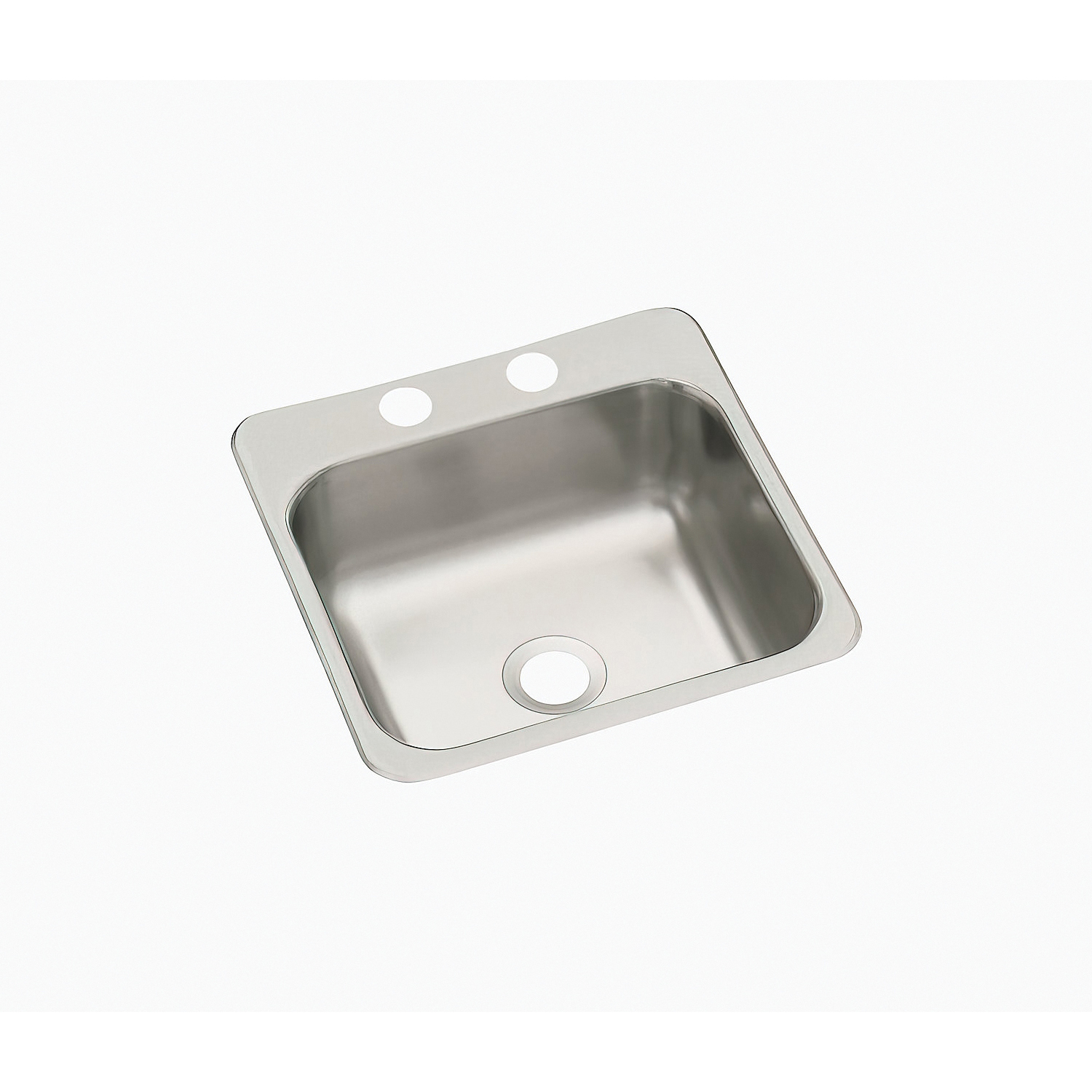 Sterling&reg; B1552 Stud Mount Stainless Steel Entertainment Bar Sink, 15 inch x 15 inch, Durable Satin