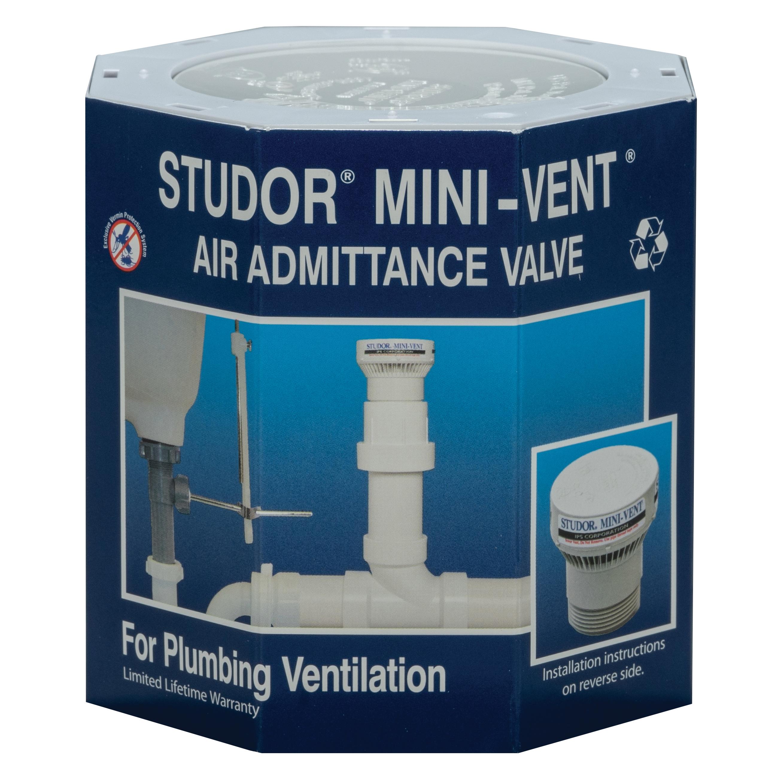 Studor&reg; Mini-Vent&reg; Air Admittance Valve For Single Fixture and Group Venting Systems