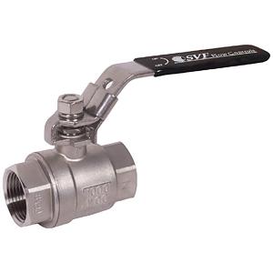 1 MATCO #20SSTH05M 2PC 316SS FP THRD BALL VALVE W/ LOCKING HANDLE