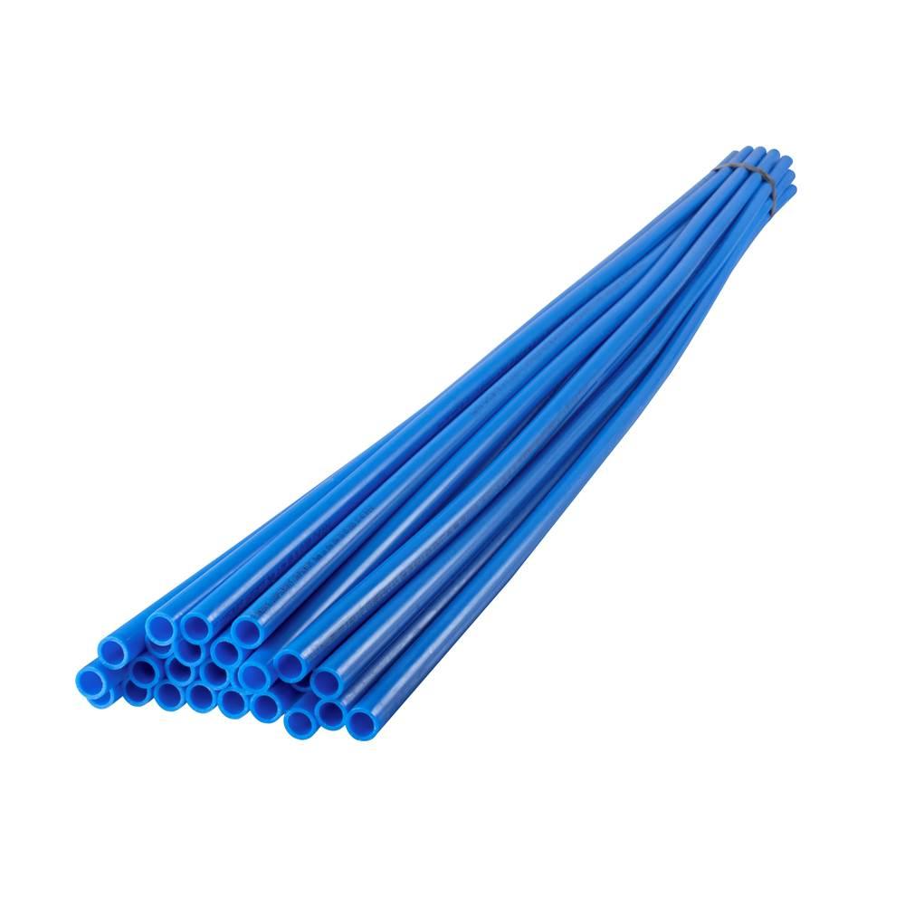 Sioux Chief 664X3B20 Type-B Tube, 3/4 in, 20 ft L, Polyethylene, 0.097 in Thick Wall, 0.681 in ID, 7/8 in OD, Blue