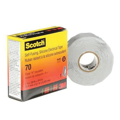 Scotch® Self-Fusing Silicone Rubber Electrical Tape 70