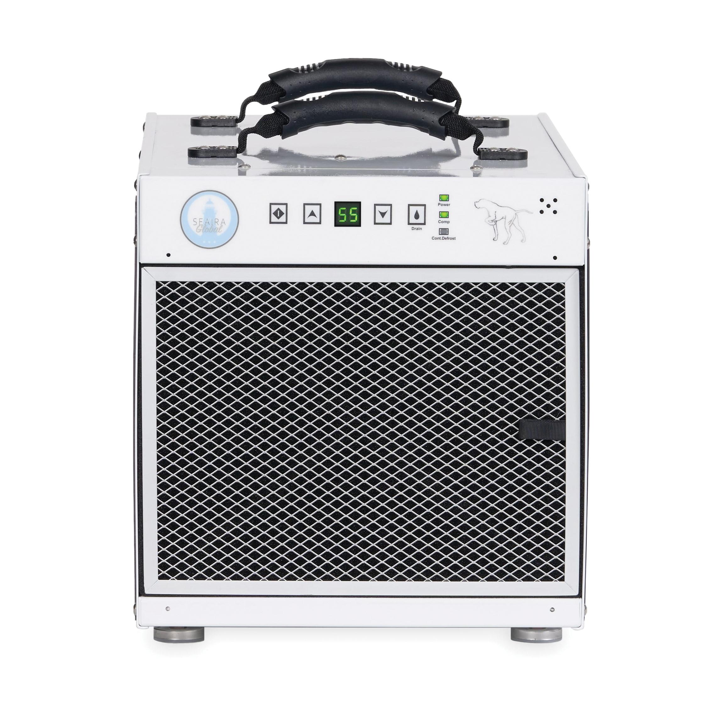 Seaira Global WATCHDOG NXT85C Dehumidifier, Aluminum, Remote Control, 85 ppd Capacity, 115 V, 15000 cu-ft Coverage Area