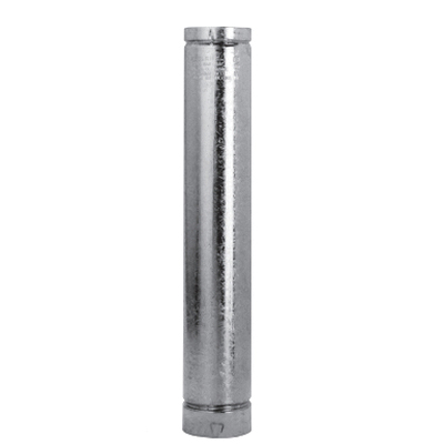 Selkirk® RV Series 104012 Vent Pipe, 4 in, 12 in L, Aluminum/Steel