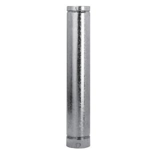 Selkirk® 8BV18 Round Rigid Pipe, 8 in, 18 in L, Dura-Lock, Aluminum/Galvalume