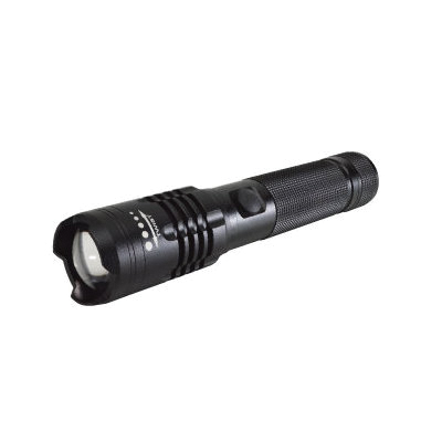 Sensible Products&reg; HRF-1 Rechargeable Flashlight, LED Bulb, 620 Lumens, 900 ft Beam Distance, Black Housing