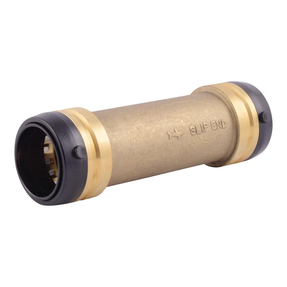 SharkBite™ 2XL 1-1/2 inch Brass Slip Coupling, Push-Fit