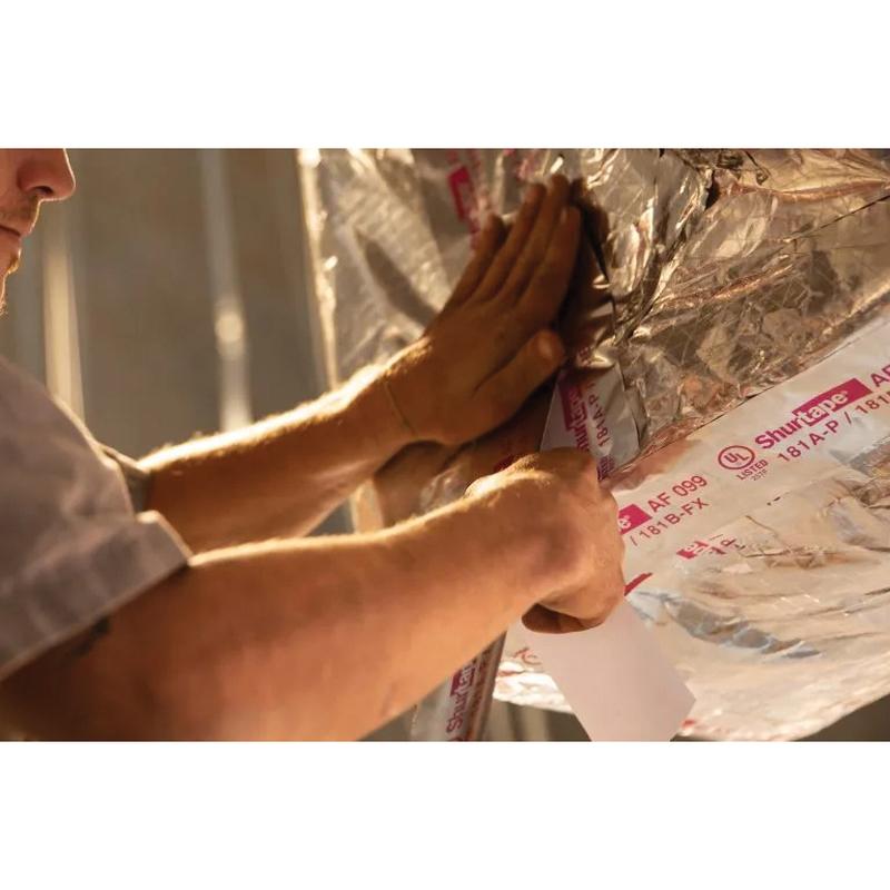 Shurtape® AF099 181A-P/B-FX 3 Foil Tape, 7.9 mil Thick, 3 in W, 60.1 yd L, Silver, Acrylic Adhesive