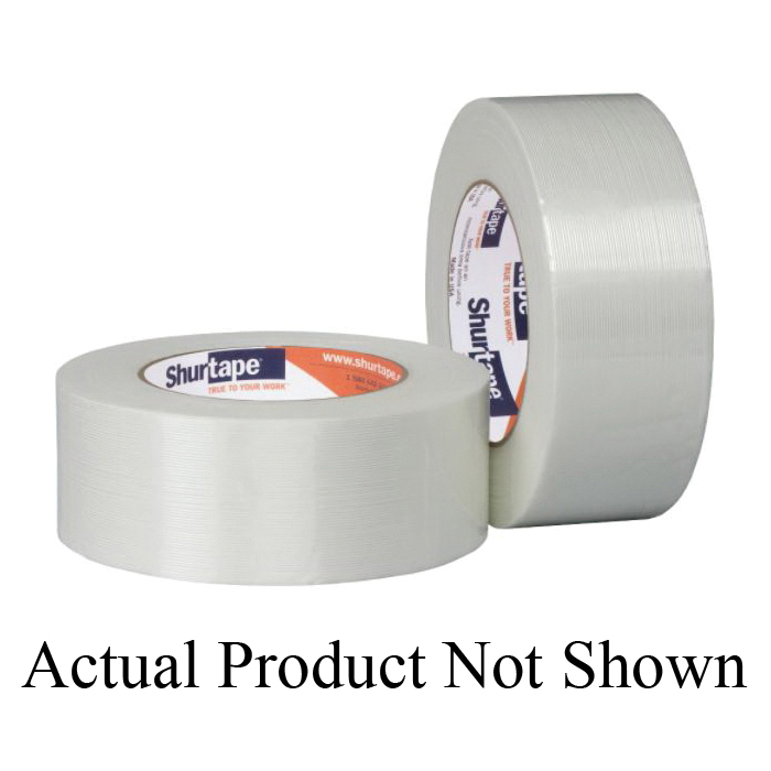 Shurtape® GS 490 Economy Grade Strapping Tape, 4.5 mil Thick, 18 mm W, 55 m L, Synthetic Rubber Adhesive