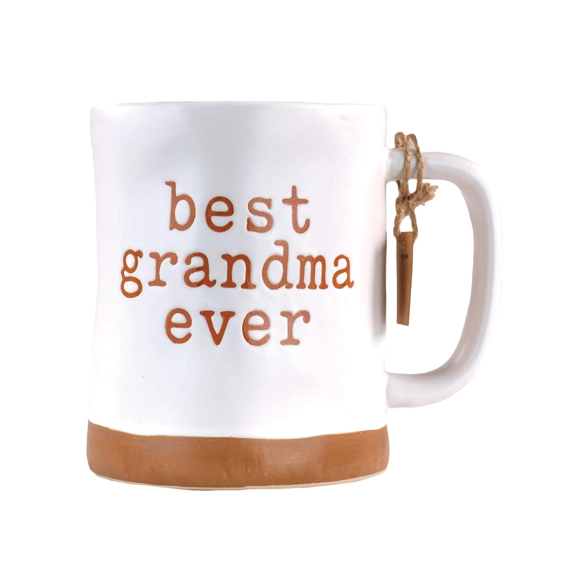 Simply Southern® 0224-STONE-MUG-BEST-GRANDMA