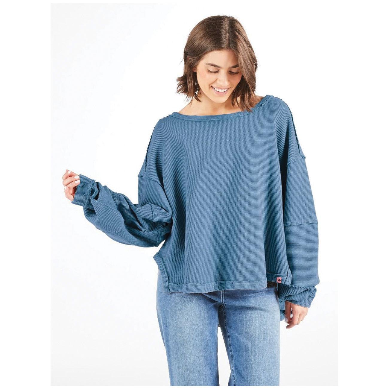 Simply Southern&reg; 0225-PULL-SABRINA-DKBLUE-M
