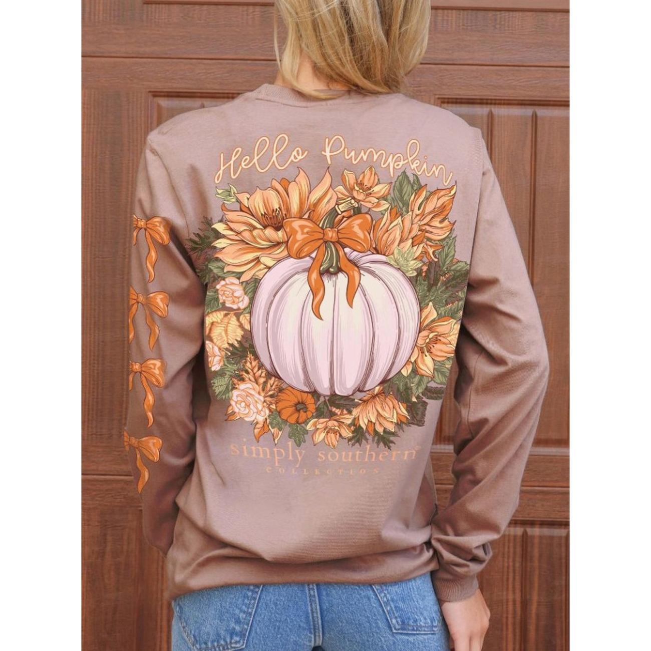 Simply Southern® LS-PUMPKIN-ARMY-XL