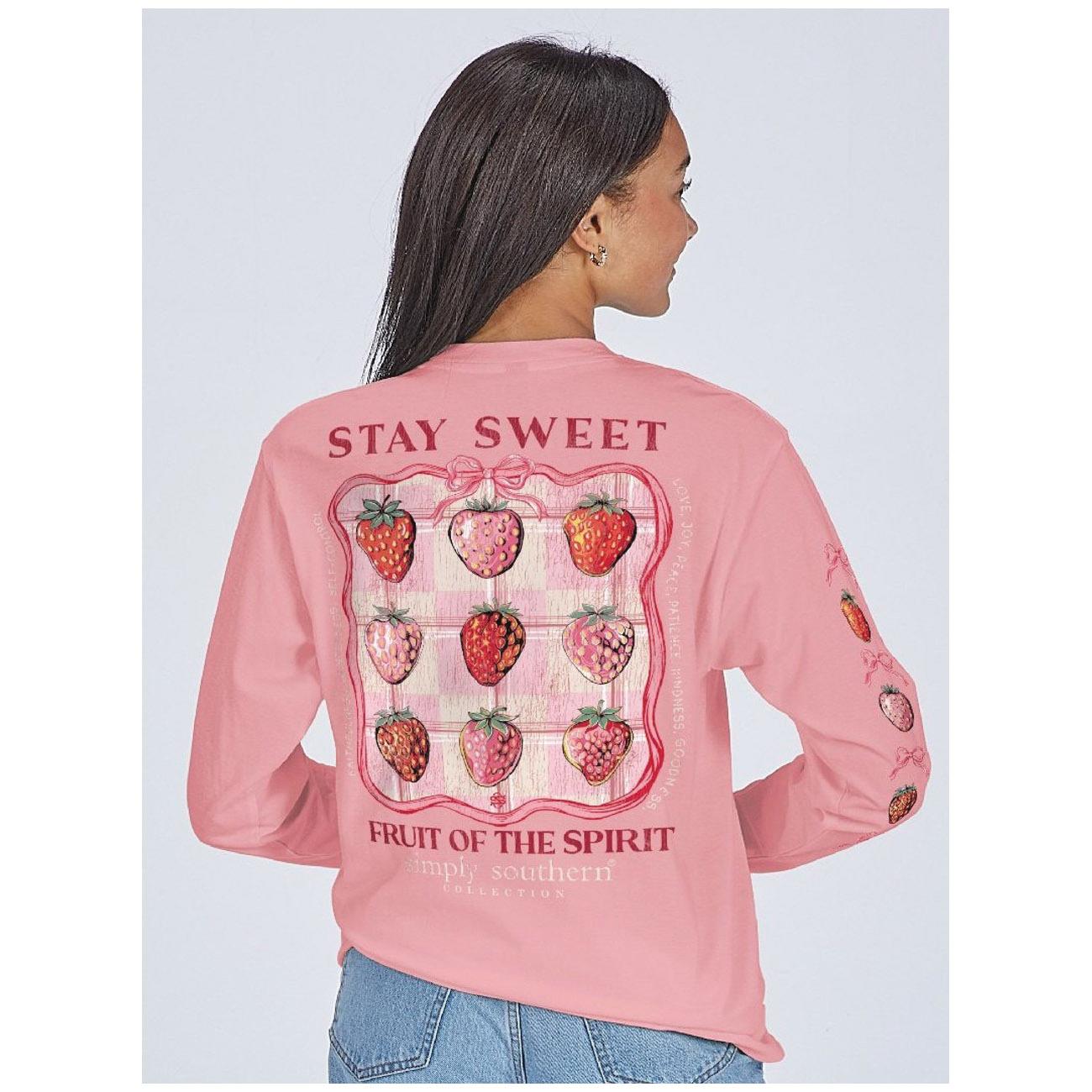 Simply Southern&reg; LS-STAYSWT-TEAROSE-L