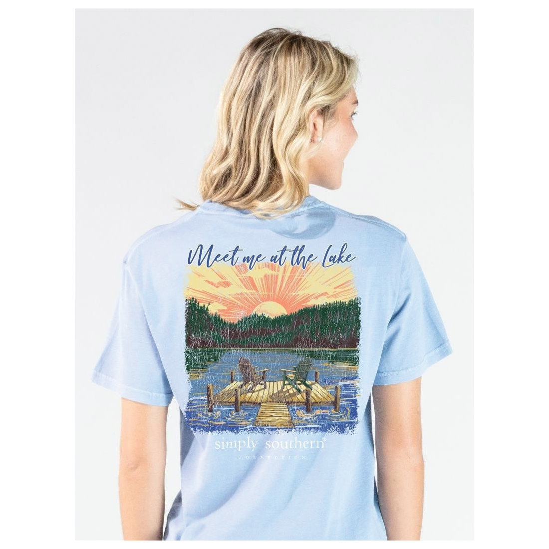 Simply Southern&reg; MINWASH-LAKE-FDBLU-L