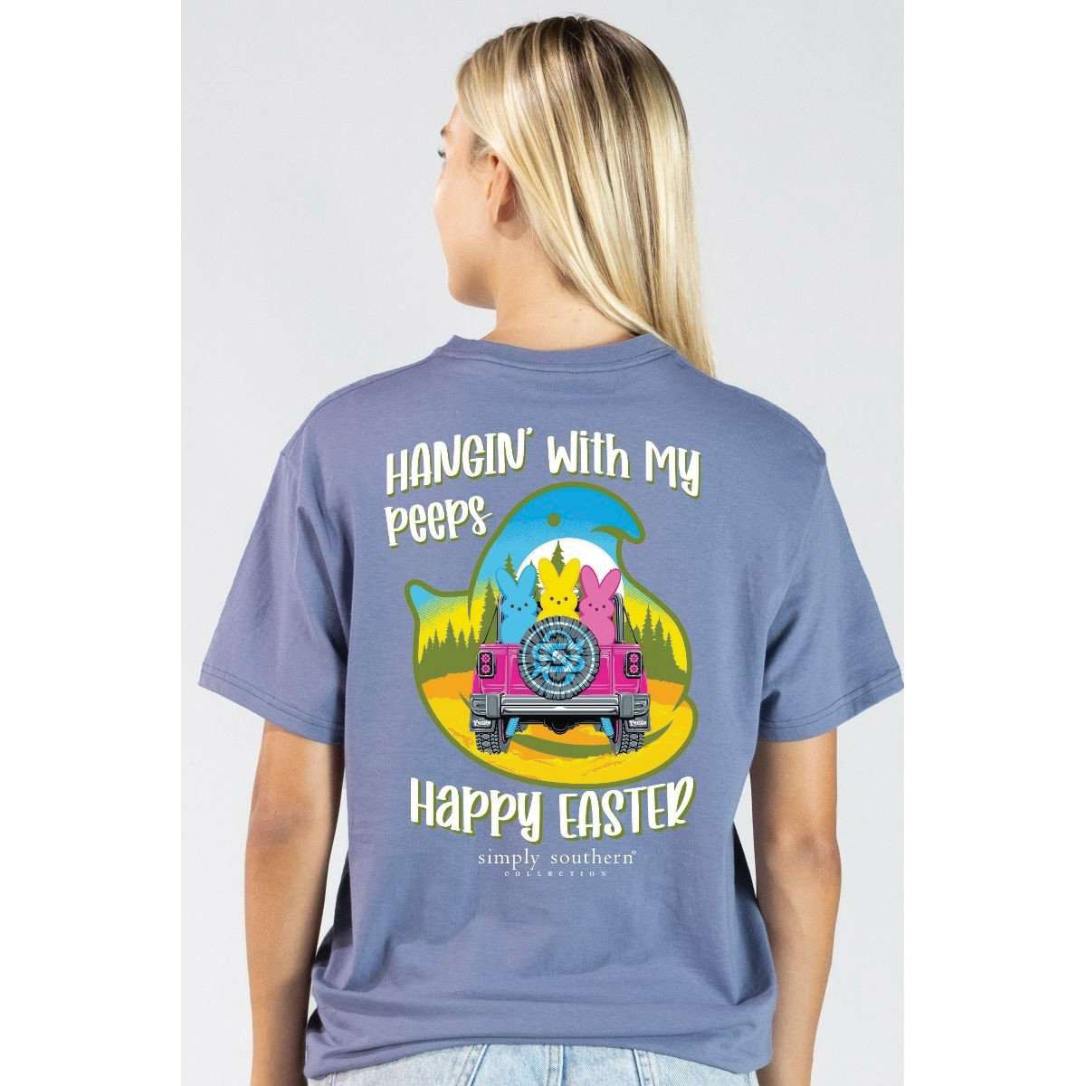 Simply Southern&reg; PEEPS-SUV-DENIM-S