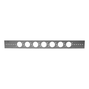 Sioux Chief 521 Series 521-318 Flat Stud Bracket, 20 in L, 2 in W, Fits: 1/2 in, 3/4 in, 1 in, Steel