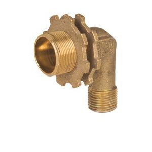 Sioux Chief 616-2 Tub Shower Elbow, 1/2 in, Female Sweat x FIP