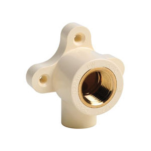 Sioux Chief 616-CG2E3 CPVC Drop Ear Elbow, 1/2 inch x 1/2 inch, FNPT x FNPT; 50/Case