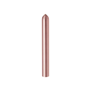 Sweat Bullet&trade; Type L R-IN-R Copper Stub-Out, 1/2 inch x 12 inch, Male Sweat, Polished Nickel Plated; 100/Case