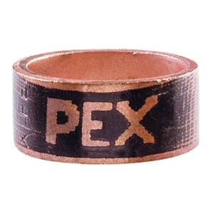 PowerPEX&trade; 649X3 Copper Insert Crimp Ring, 3/4 inch, PEX; 500/Case