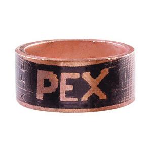 PowerPEX&trade; 649X4 Copper Insert Crimp Ring, 1 inch, PEX; 250/Case